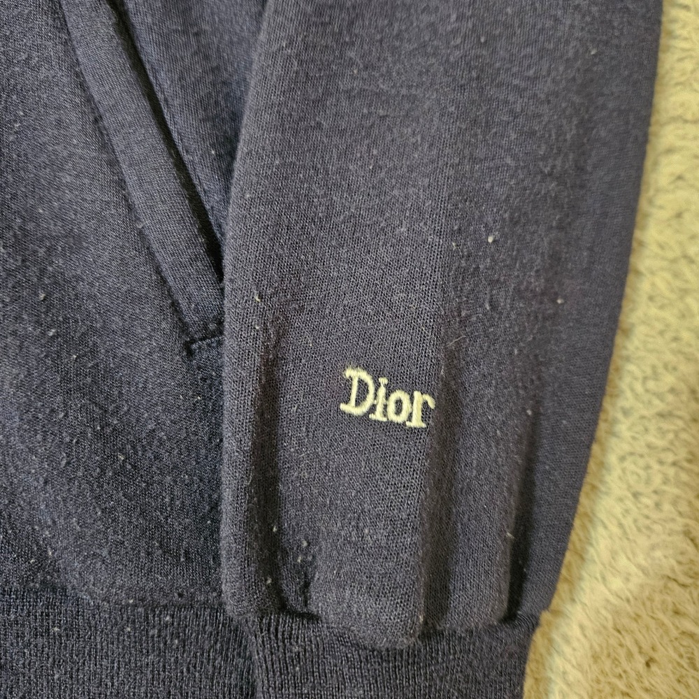 VTG Christian‎ Dior Monsieur Track Jacket Men's Size Small Blue Gray Color Block - Picture 5 of 10